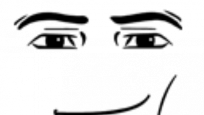 Roblox Man Face transparent PNG
